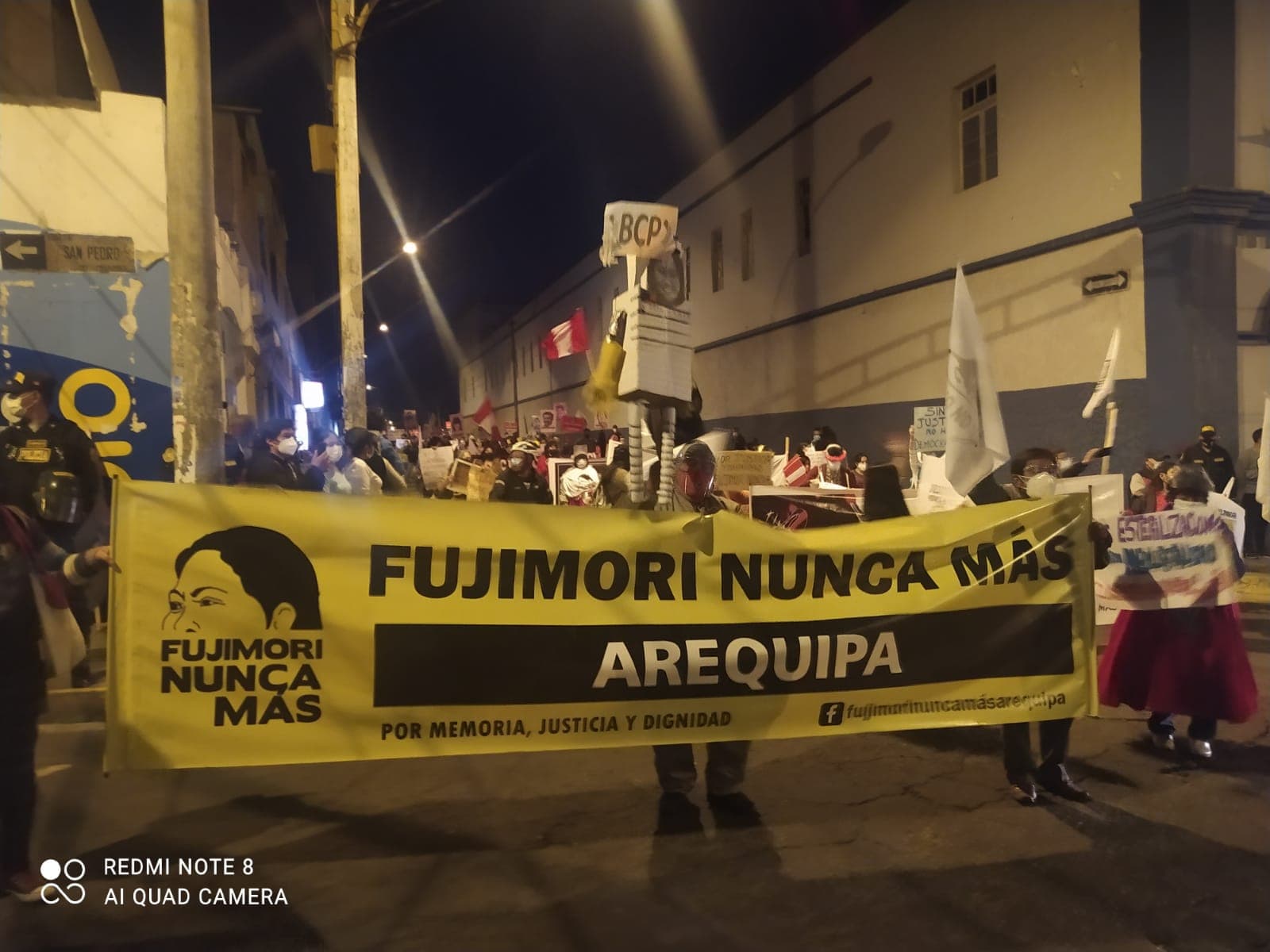Arequipa: Convocan a marchar en contra de Keiko Fujimori este domingo 30