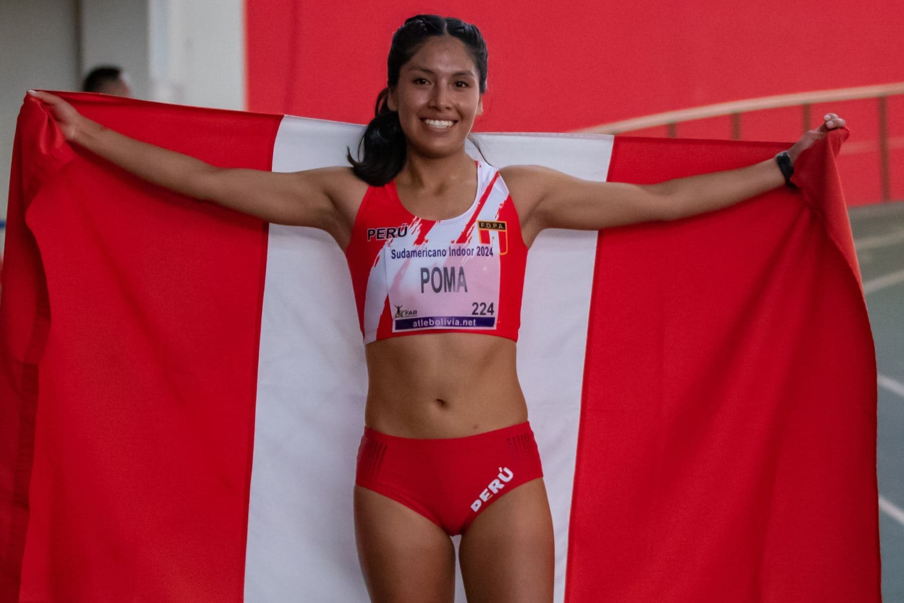 ¡Peruana de oro! Anita Poma triunfó en el Sudamericano Indoor