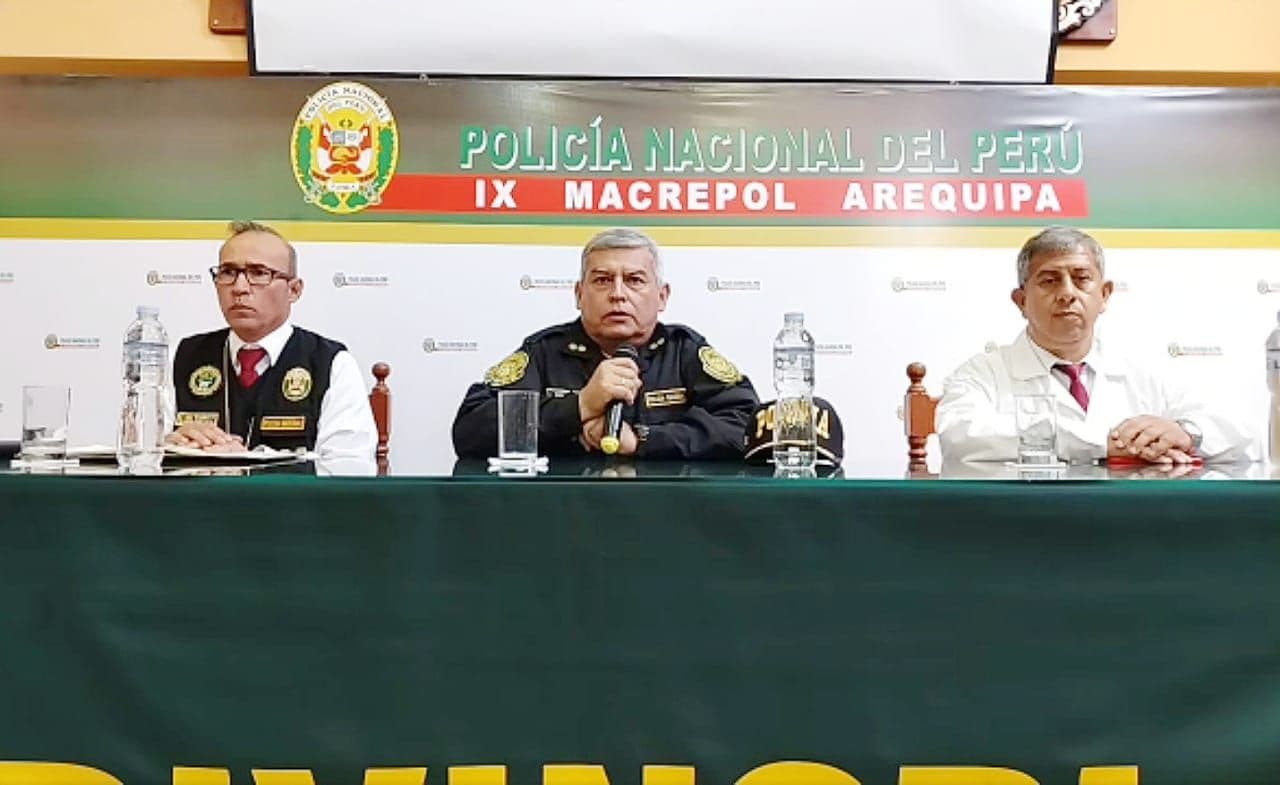 Desarticulan 7 bandas criminales en Arequipa hasta el 12 de enero