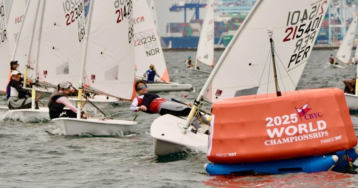Isabella Suazo se posiciona en el top 10 del Mundial Juvenil ILCA 4