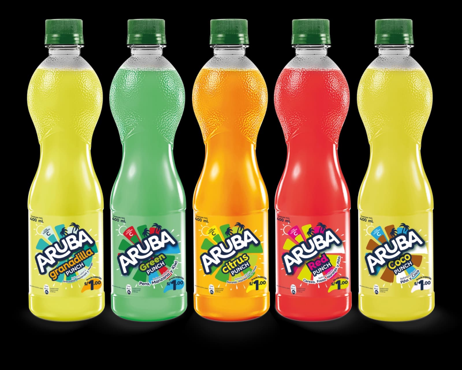 Gloria presenta nuevos sabores y formatos de bebidas Aruba