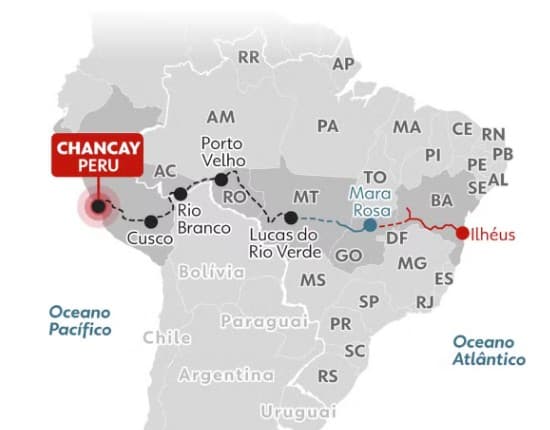 Buscan conectar Brasil con el Megapuerto de Chancay