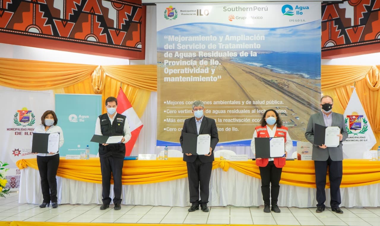 Southern financiará la construcción de la Planta de Tratamiento de Aguas Residuales en Ilo