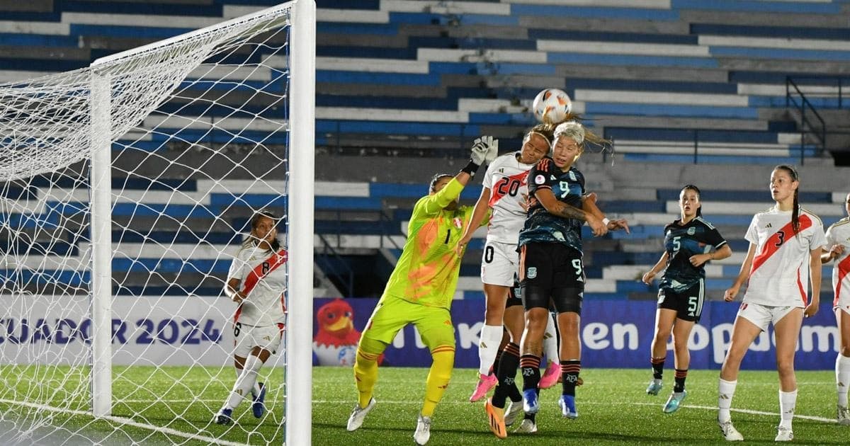Perú perdió 5-0 ante Argentina en el Femenino Sub 20