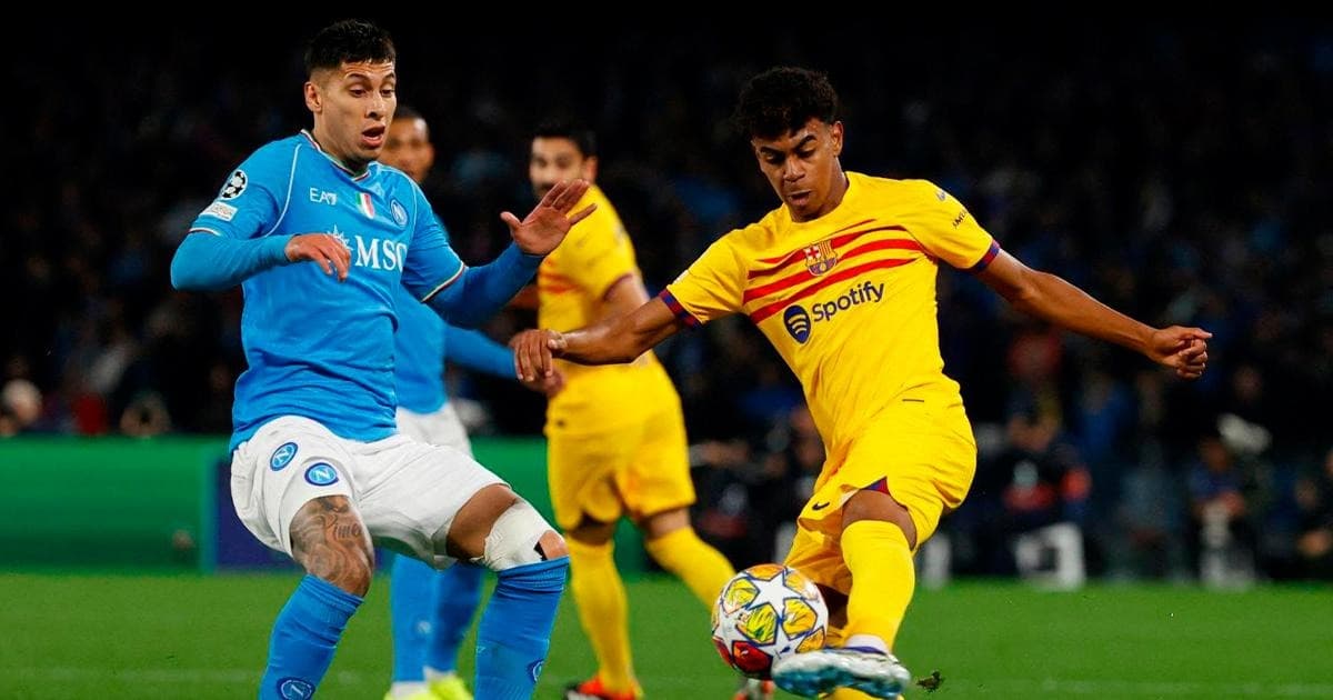 Barcelona igualó 1-1 con Napoli por la ida de los octavos de la Champions