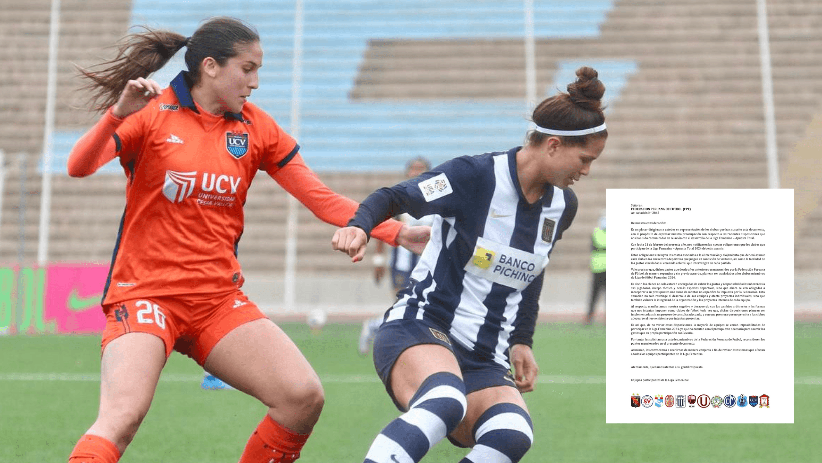 Clubes femeninos advierten a FPF por pedirles que asuman sus gastos