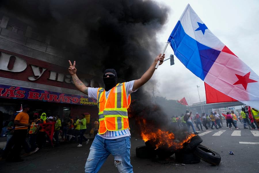 Protestas en Panamá por alto costo de vida y combustibles