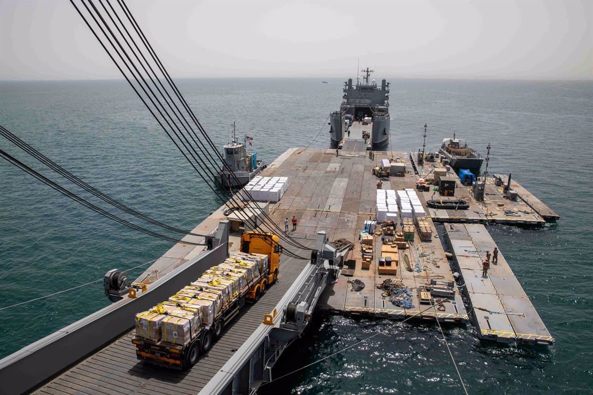 EE.UU. retirará muelle flotante que llevaba ayuda a Gaza