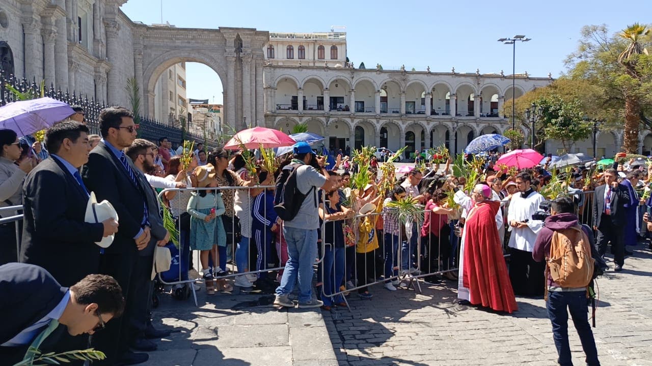 Monseñor invitó a feligreses a participar en la Semana Santa