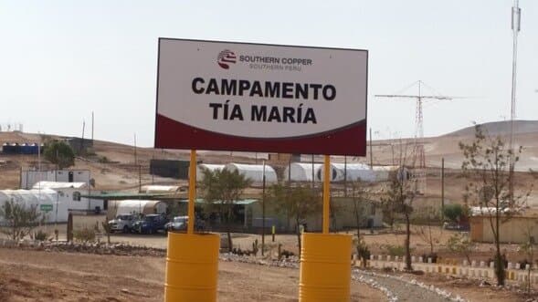 Población y empresa privada deben decidir sobre Tía María
