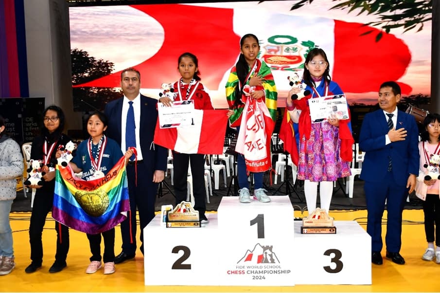 Niña cusqueña gana campeonato mundial de ajedrez