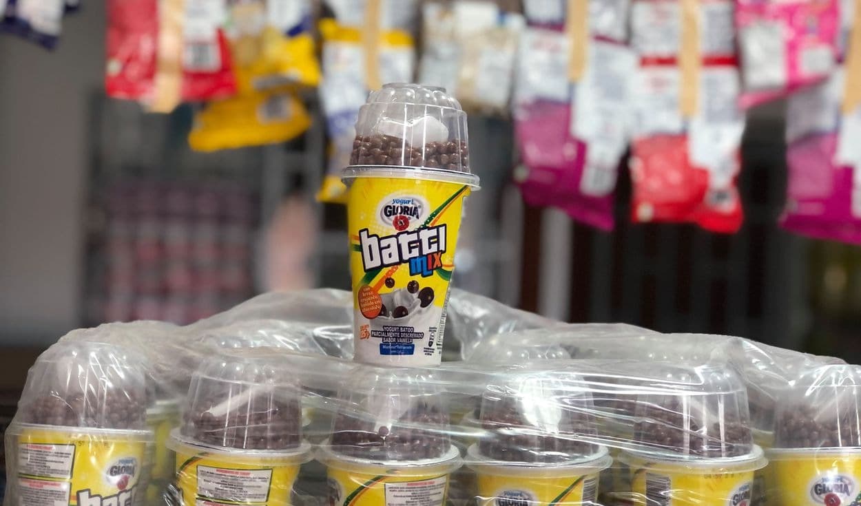 Empresa Gloria recolecta productos Battimix de vainilla