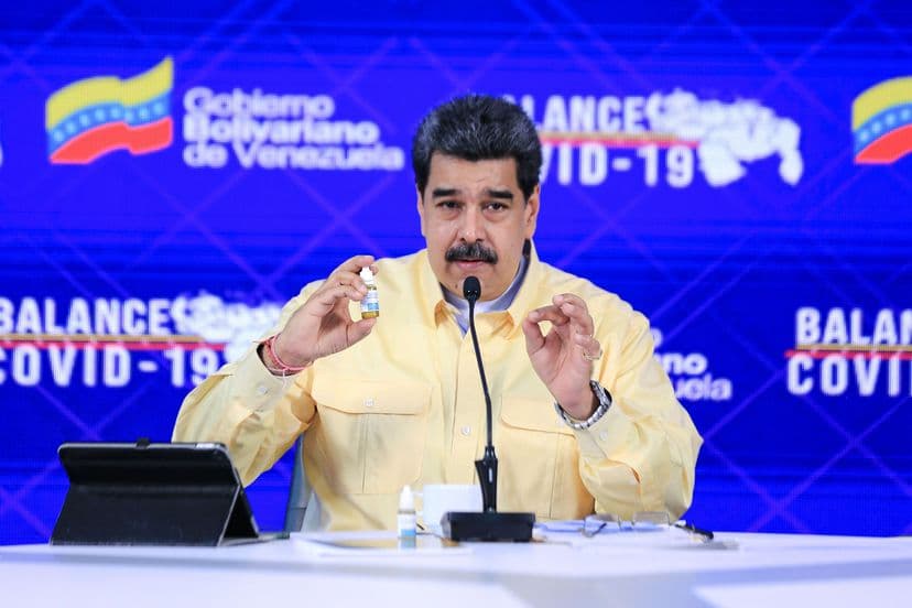 Las "gotas milagrosas" de Nicolás Maduro