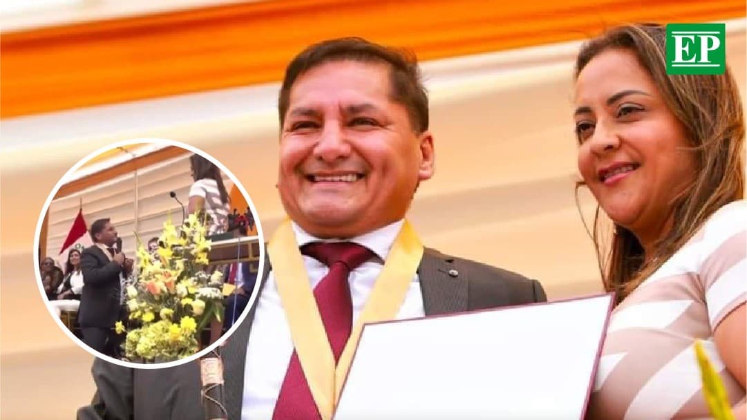 En Comas: Alcalde electo pidió matrimonio durante juramentación