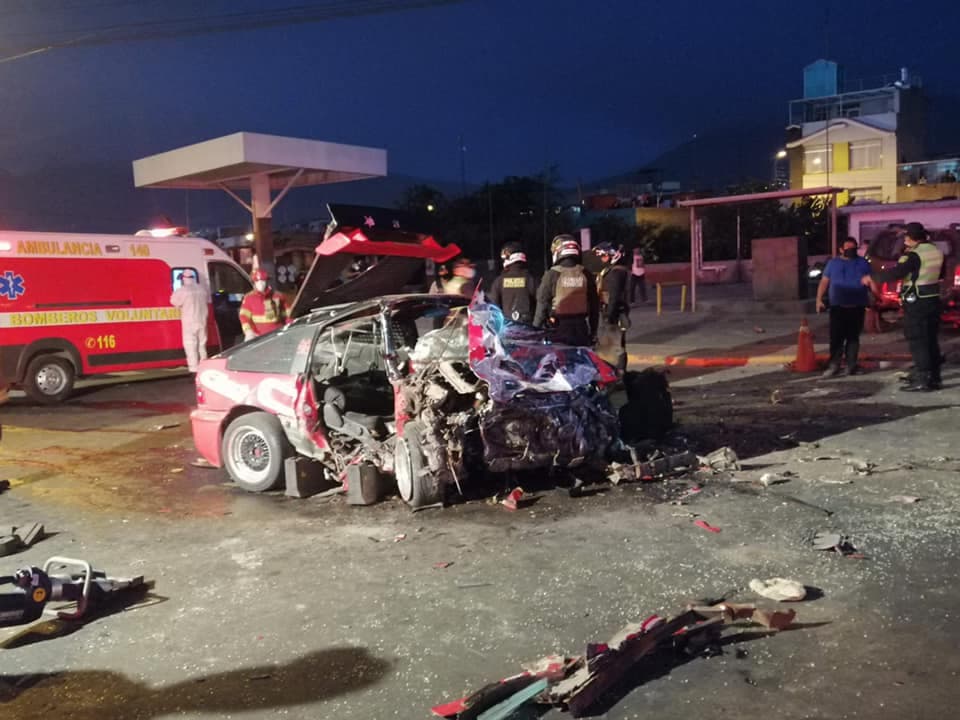 Terrible choque deja cuatro heridos