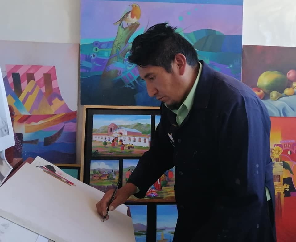 “Juandino” y sus 35 años de trayectoria artística-pictórica