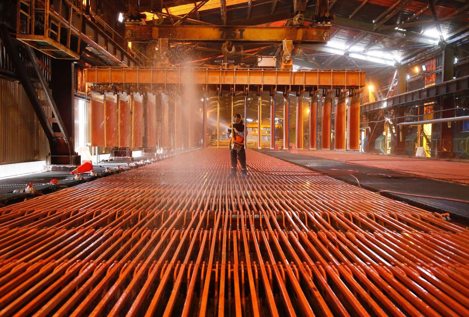 Producción minera mostró repunte en cuatro metales