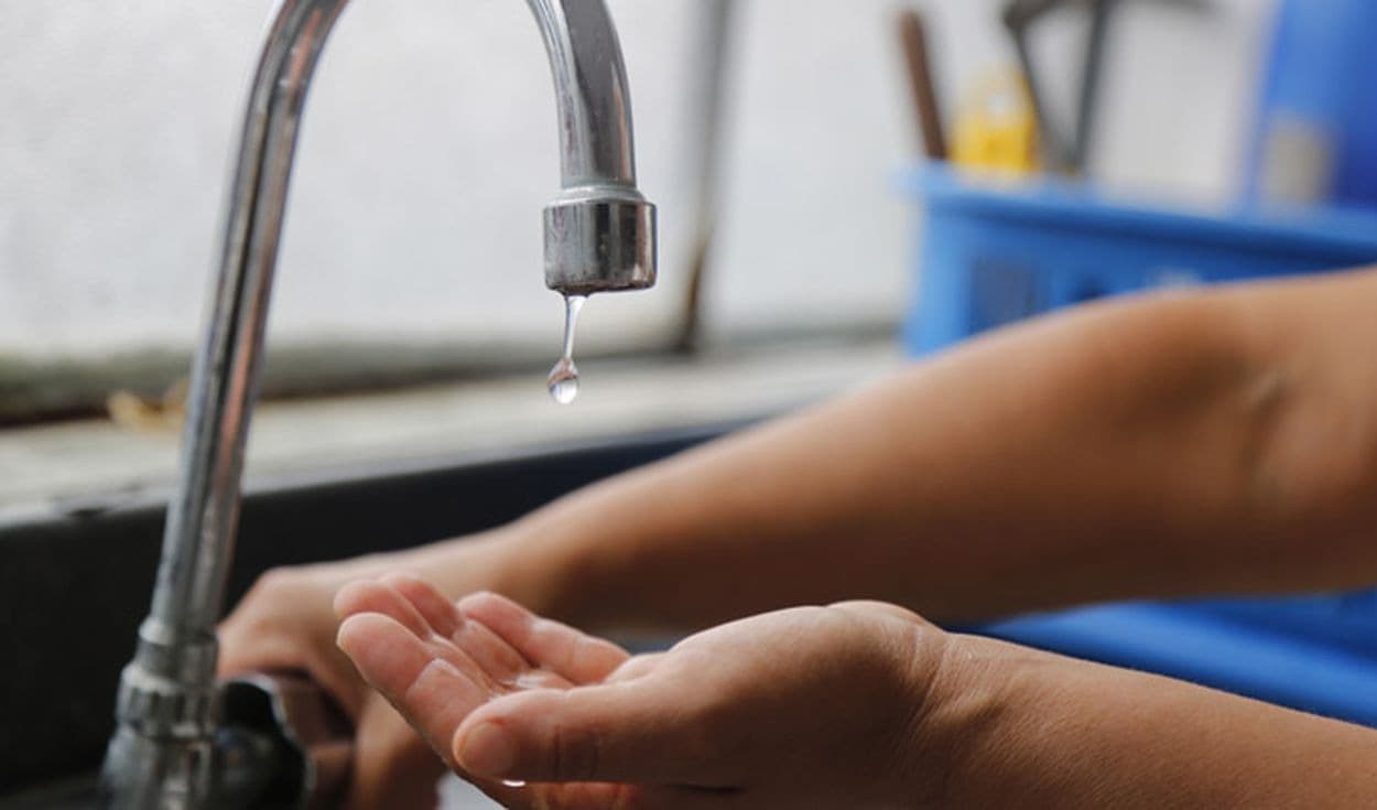 Cortarán el agua en 8 distritos desde mañana hasta el viernes