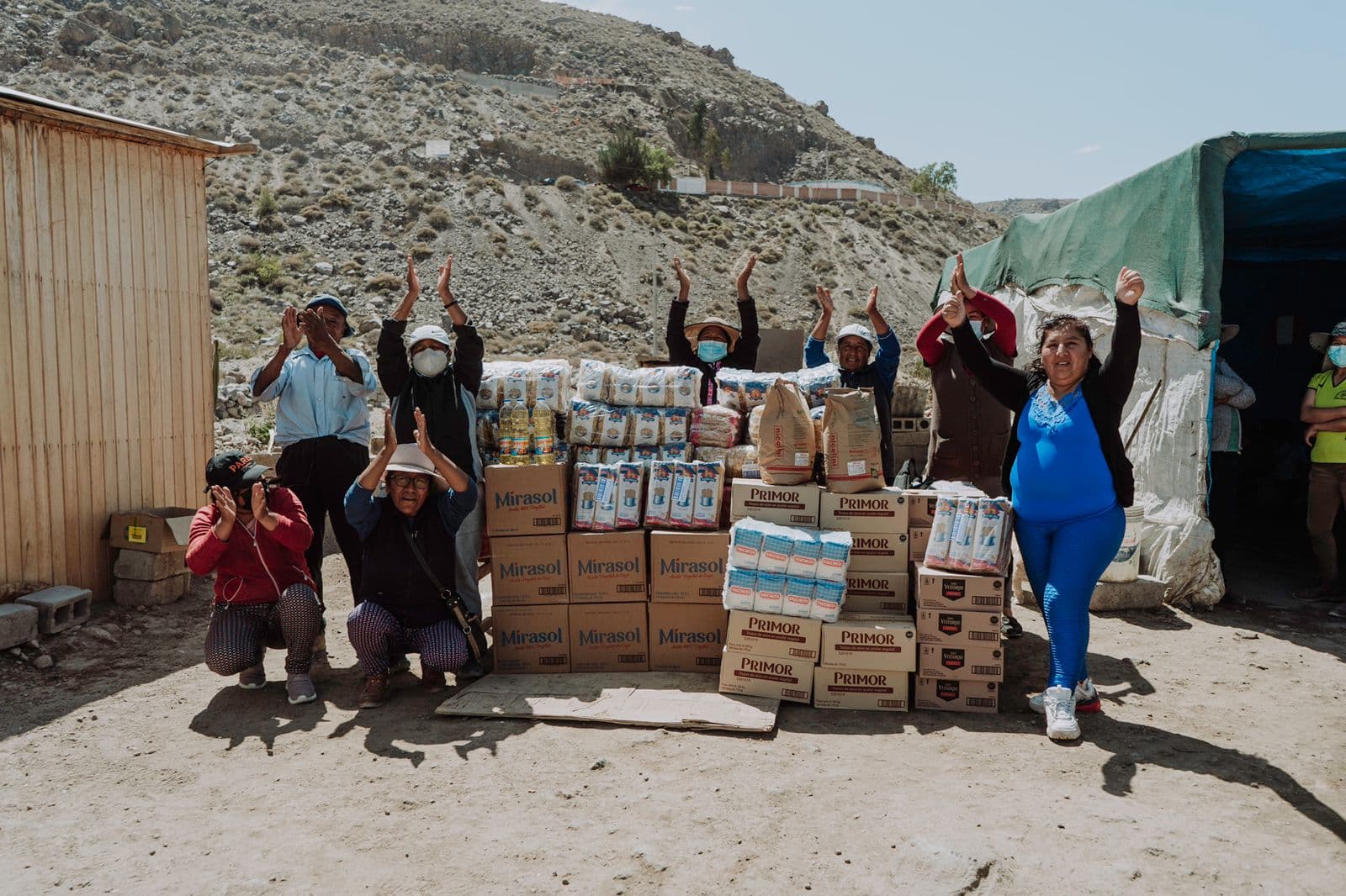 Donaciones ayudaron a 15 ollas comunes