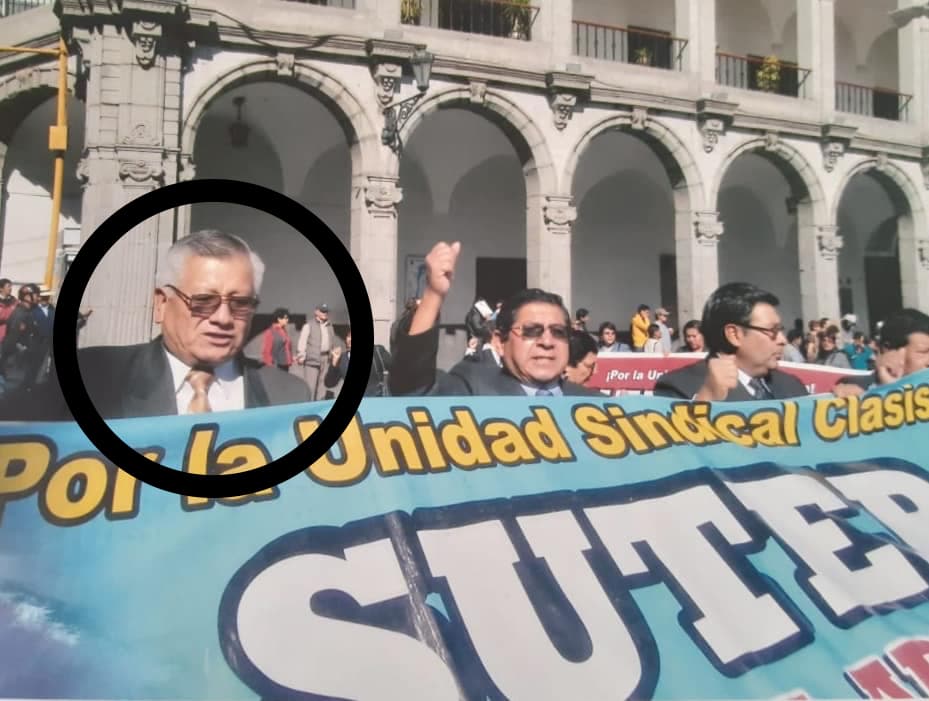 Secretario provincial del SUTEP falleció a los 65 años de edad