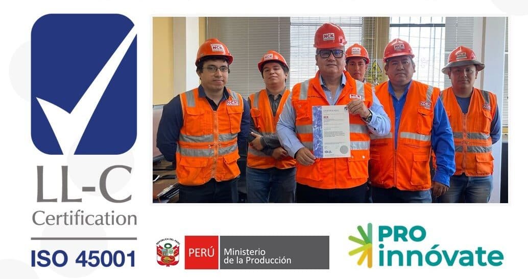 NCK Ingenieros obtiene certificación internacional gracias a ProInnóvate