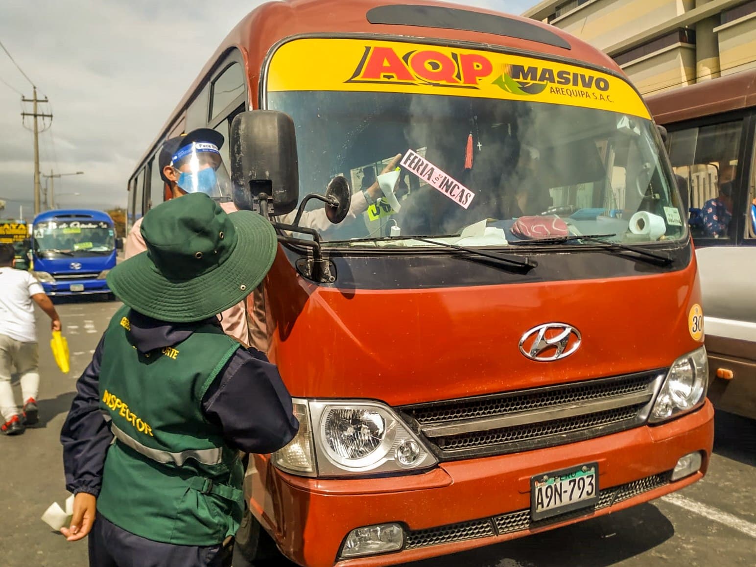 Empezaron los operativos al transporte público