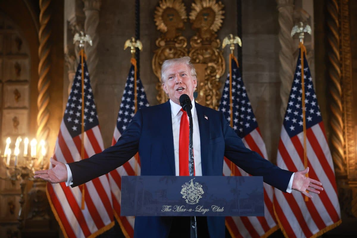 Trump brindó su primer discurso como presidente de los EE.UU.
