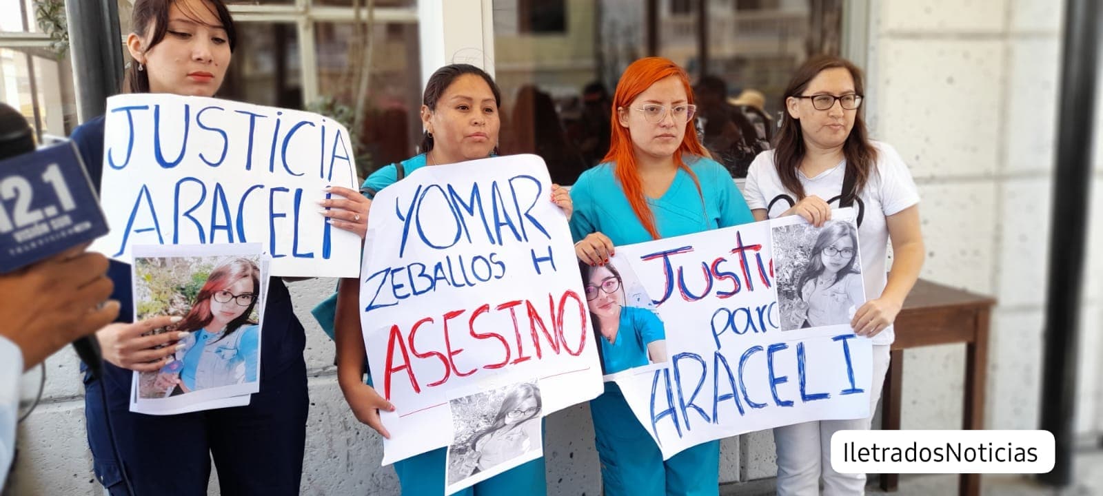 Pobladores se manifiestan contra feminicidios en la Ciudad Blanca