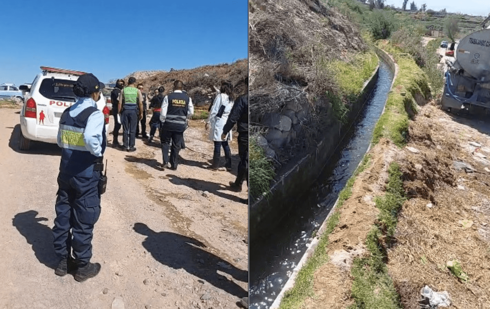 Niño de 3 años muere tras caer a canal de regadío