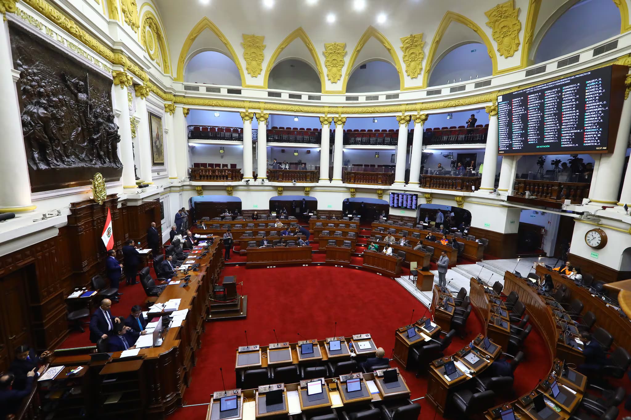 Solo cinco partidos superarían la valla electoral del Senado
