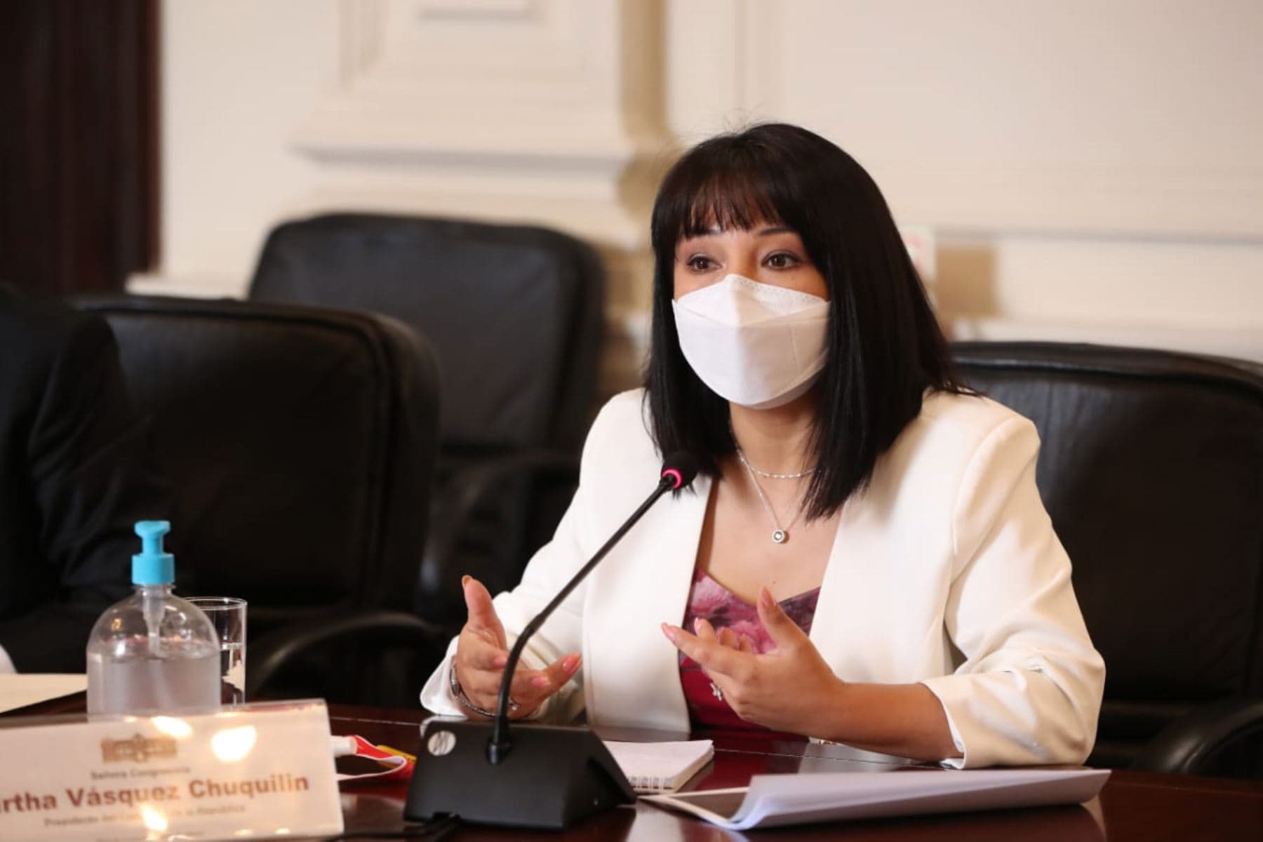 Mirtha Vásquez invoca responsabilidad sobre elección del Tribunal Constitucional