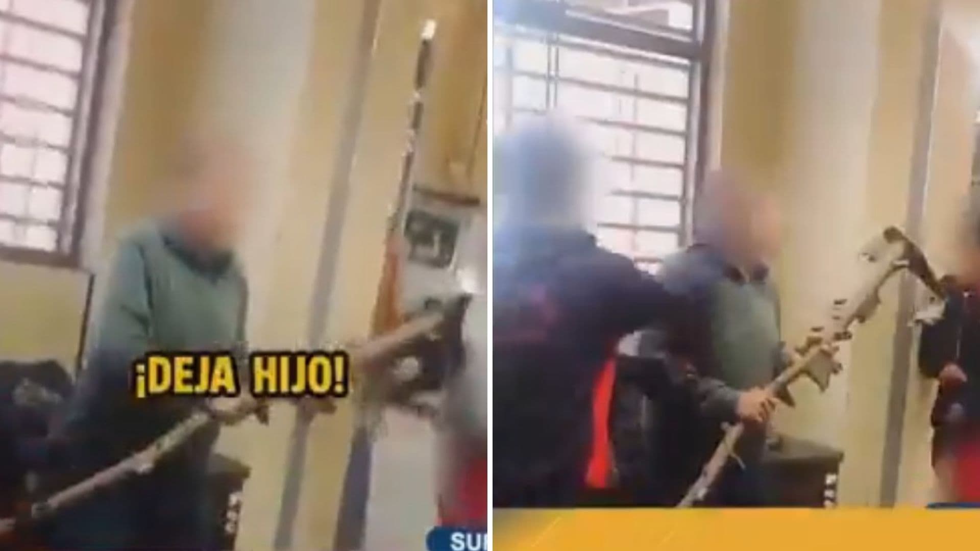 Escolares se graban agrediendo a su profesor