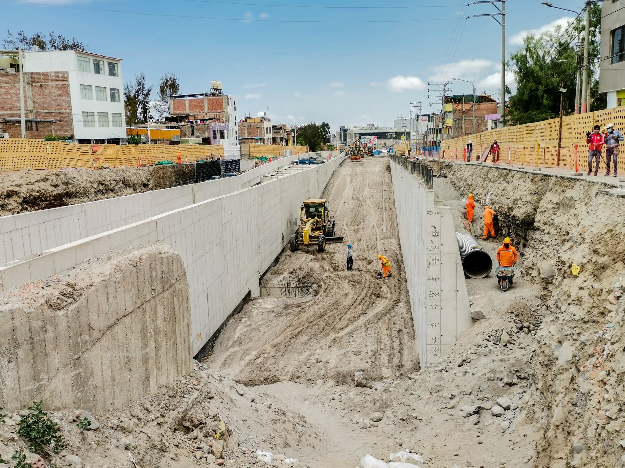 Obra de interconexión vial "bicentenario" con 40% de avance