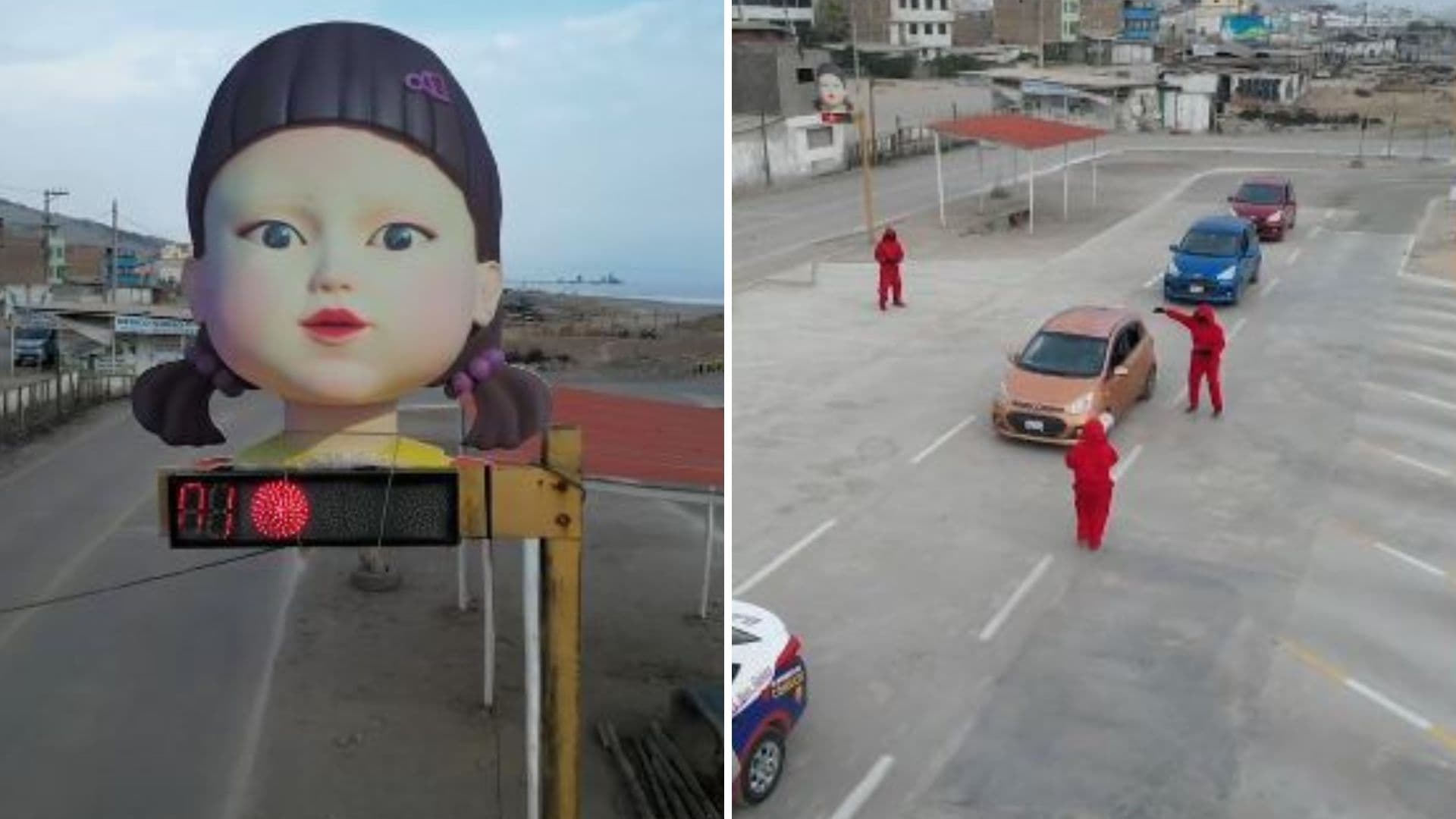 Escuela de manejo se inspira en “El juego del Calamar”