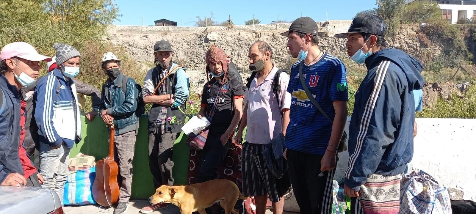 Intervienen a extranjeros que vivían en ribera de Rio Chili