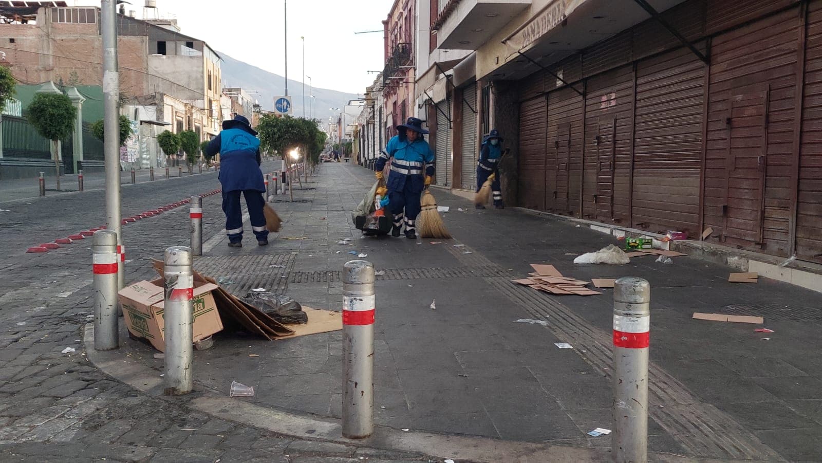 Recogieron 18 toneladas de basura en el Centro Histórico