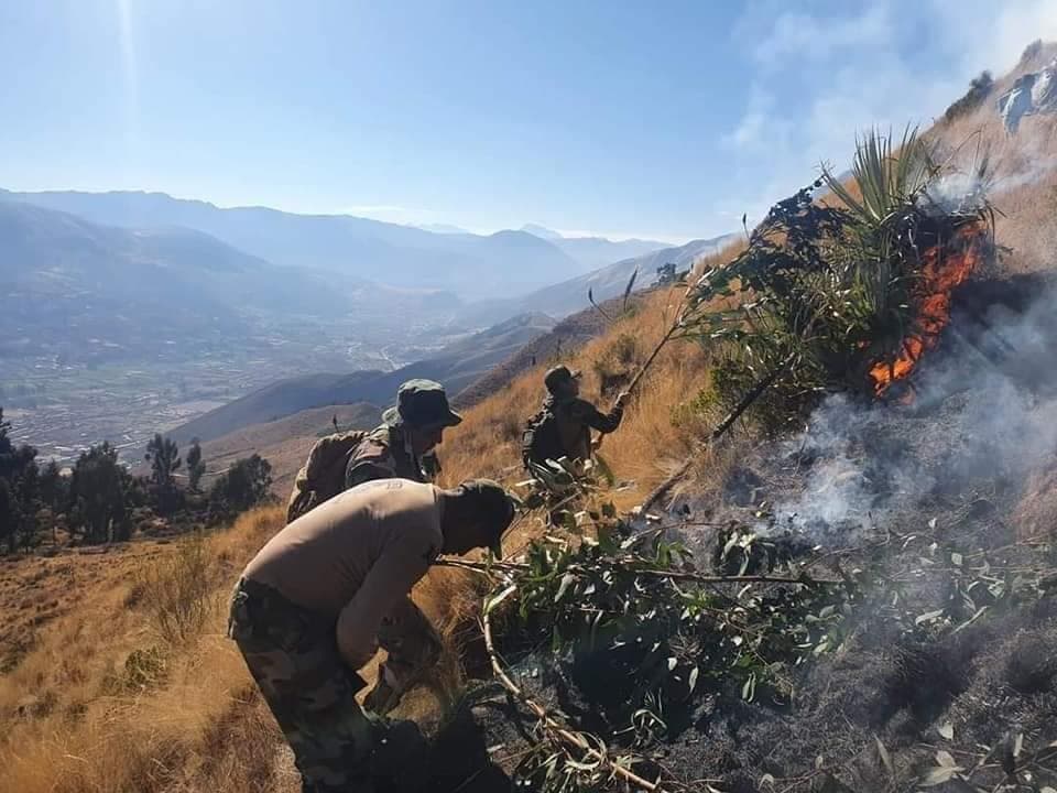 Funcionario cusqueño muere en incendio forestal