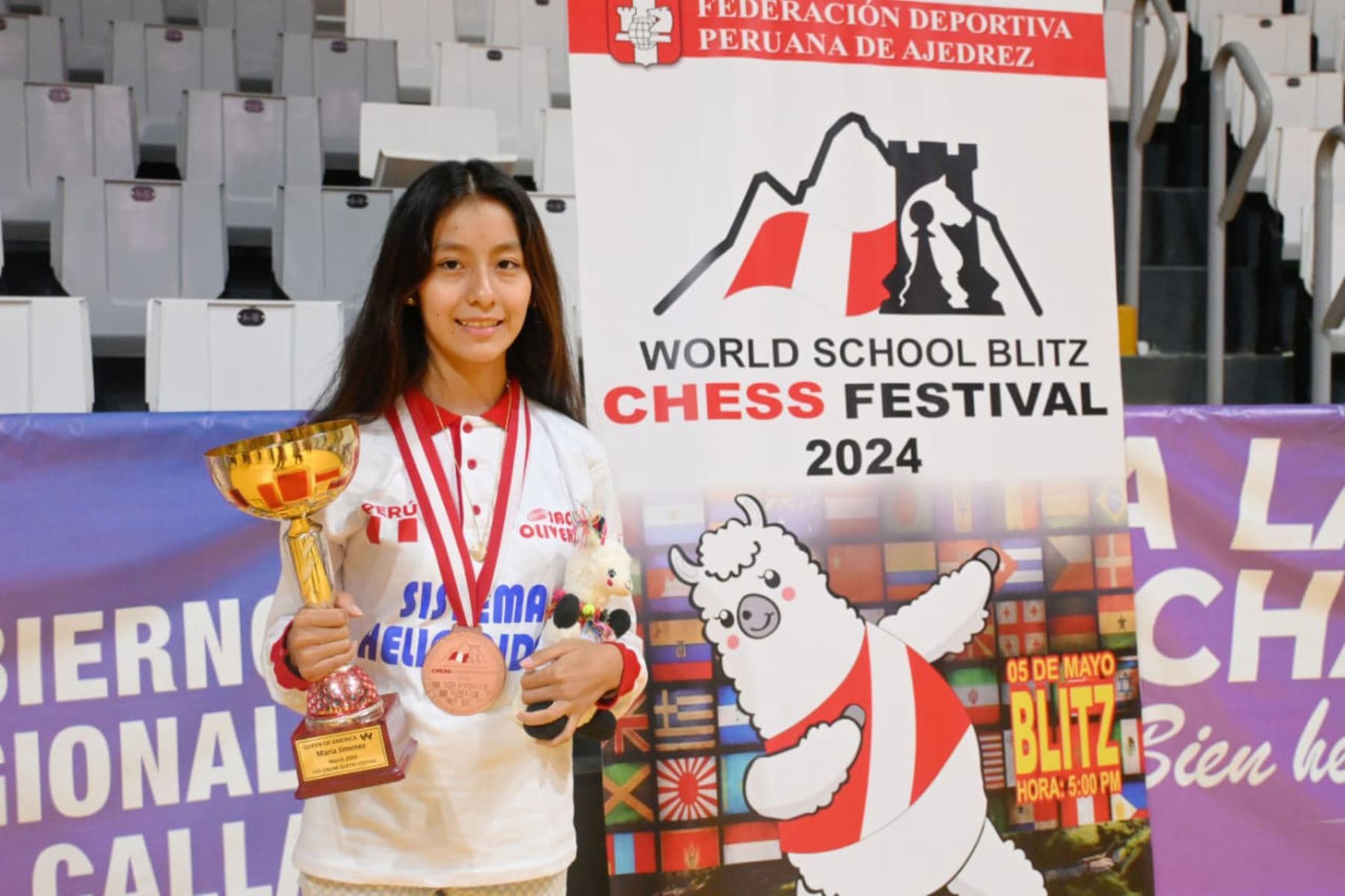 Peruana es campeona en panamericano de ajedrez