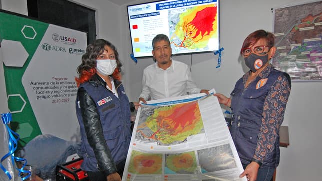 Capacitan sobre el Misti al COED de Mariano Melgar
