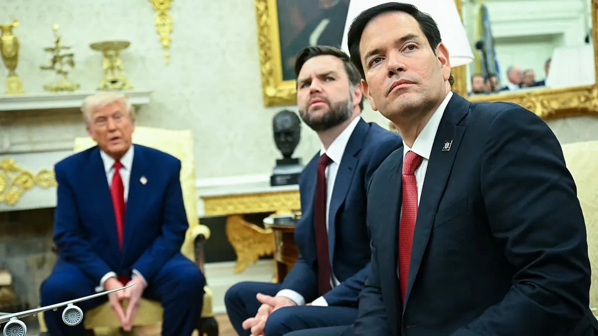 Trump apoya alianza Vance-Rubio para las elecciones del 2028