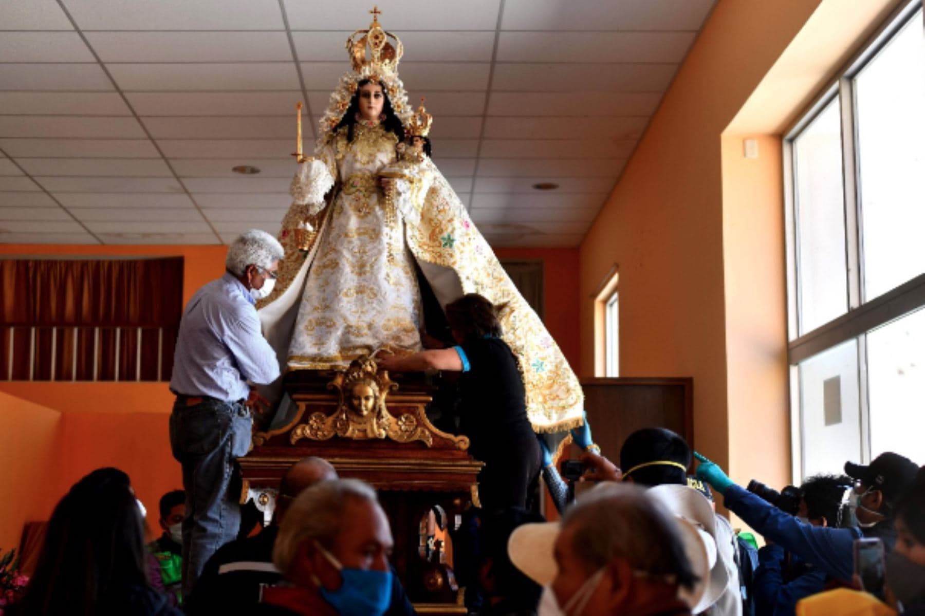 Autoridades evalúan desarrollo de actividades en homenaje a Virgen de Chapi