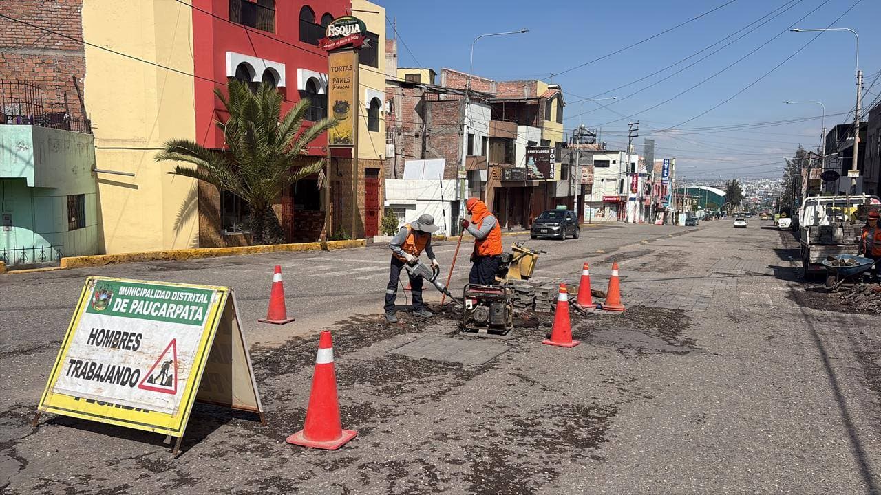 Concejo Municipal de Paucarpata pide 16 millones para reparar vías dañadas