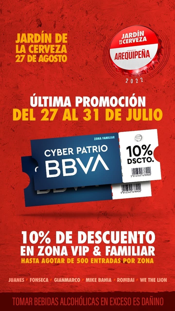 Sólo hasta el 31 de julio habrá 10% de descuento en entradas