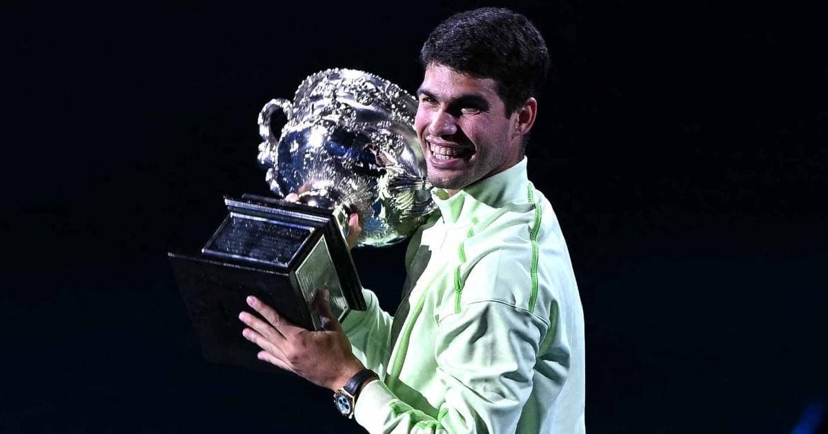 Carlos Alcaraz conquistó el Abierto de Australia
