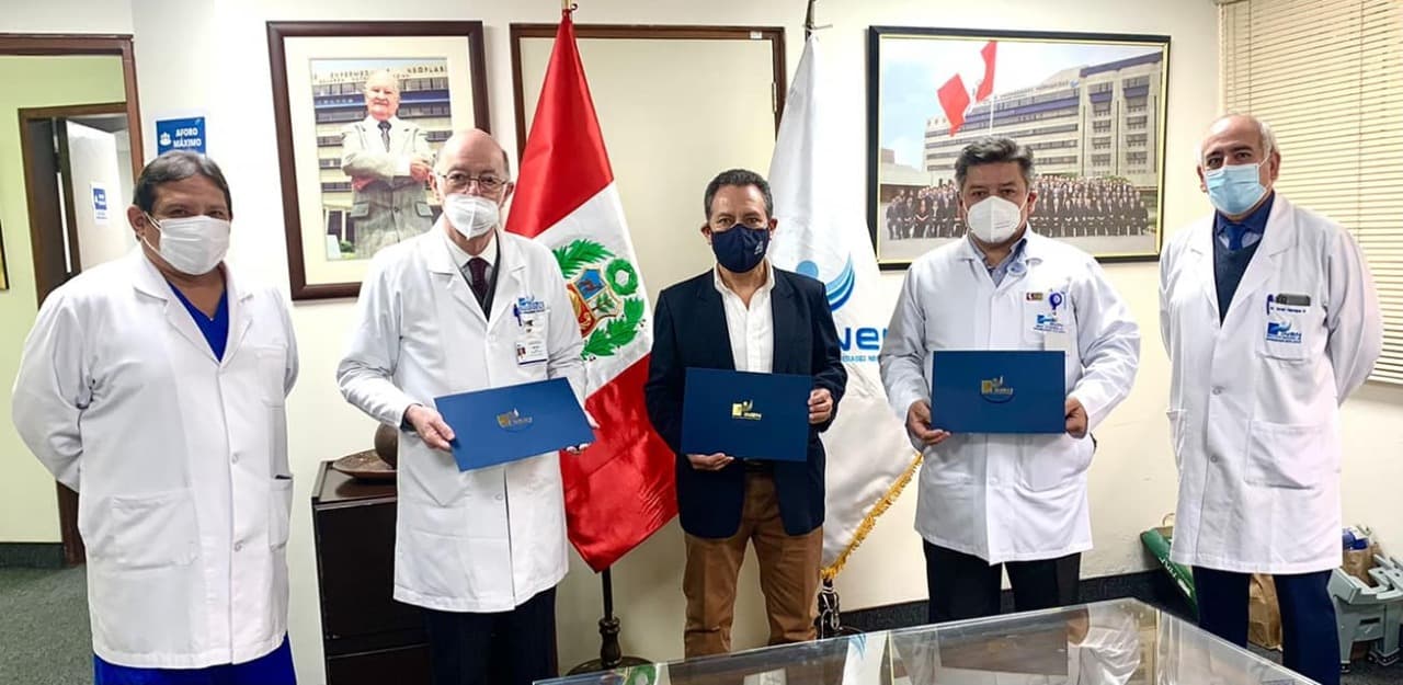 Hospital Goyeneche firmó convenio con INEN