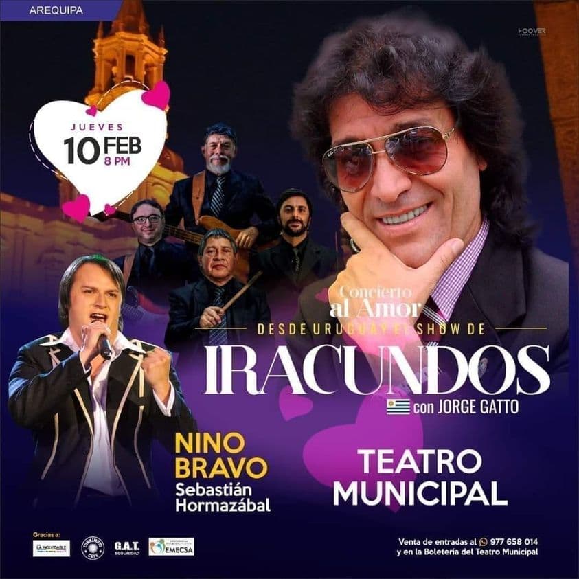 Arequipa: Iracundos le cantan al amor el 10 de febrero