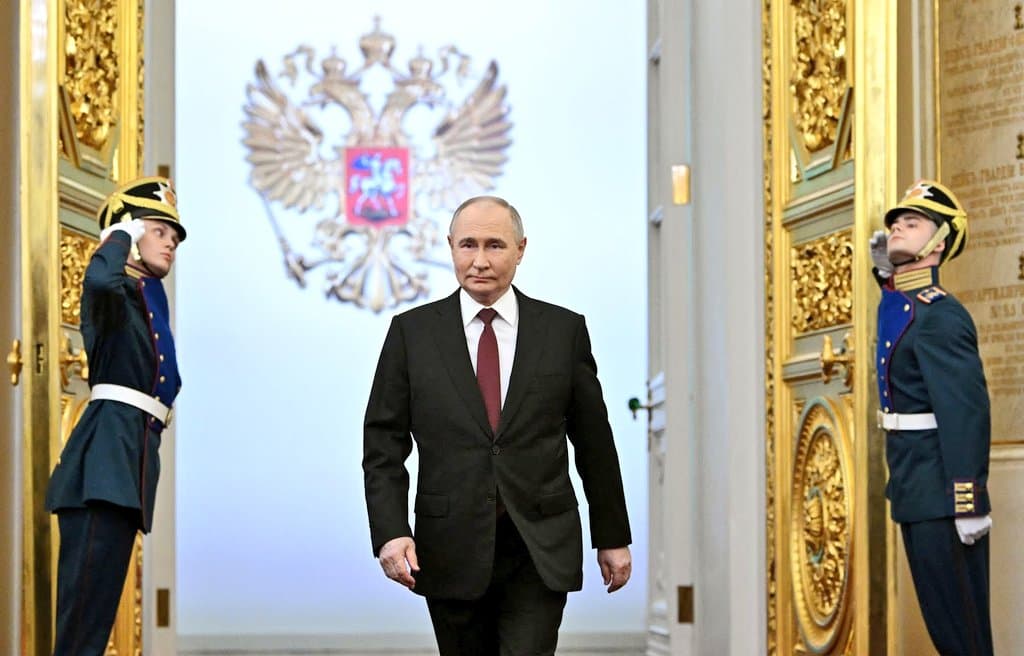 Vladímir Putin juró por quinta vez como presidente de Rusia