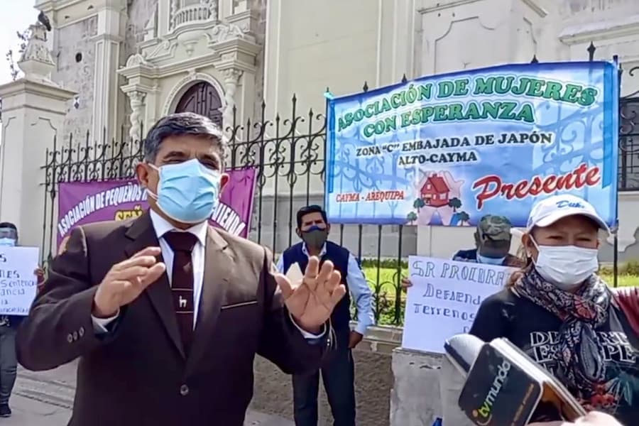 Cayma: 10 000 familias afectadas por litigio de 200 hectáreas