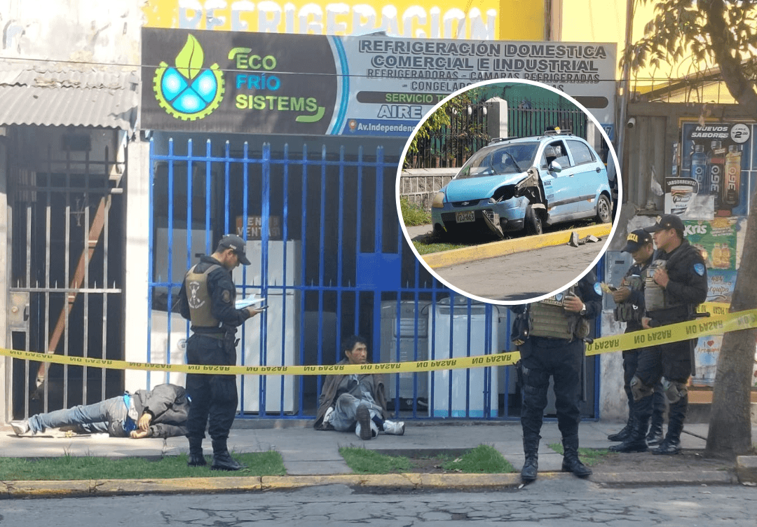 Capturan a tres sospechosos de robo de un vehículo