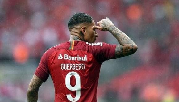 Guerrero ya no es más jugador del Inter de Porto Alegre